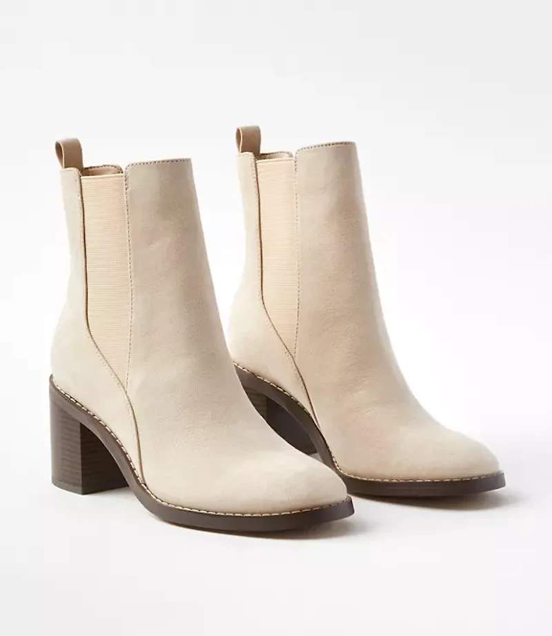 Block Heel Chelsea Boots