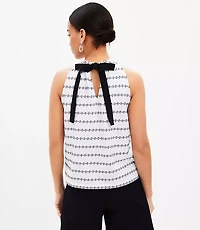 Striped Dot Modern Halter Top