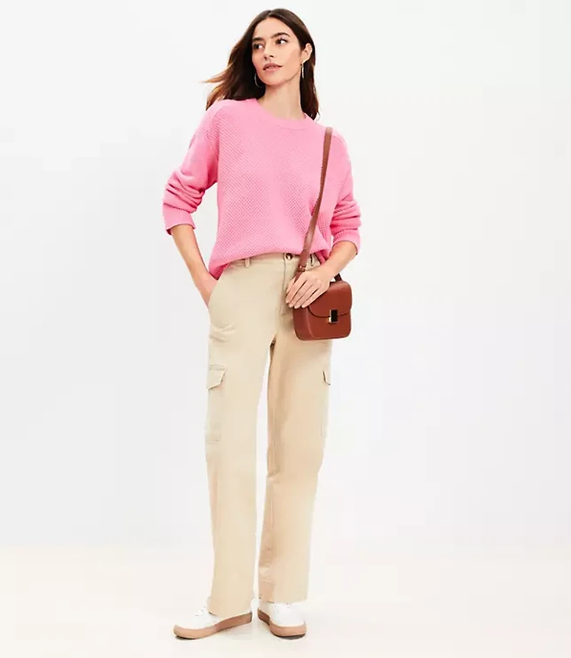 Tall Structured Cargo Pants Twill