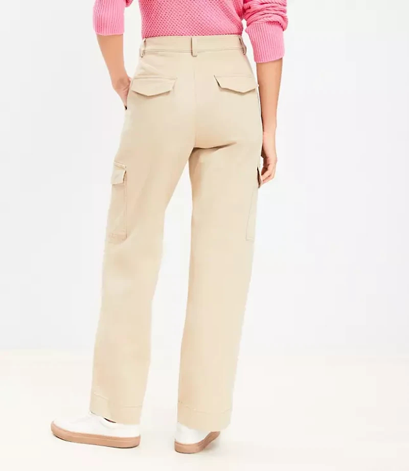 Tall Structured Cargo Pants Twill