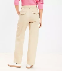 Tall Structured Cargo Pants Twill