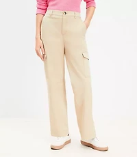 Tall Structured Cargo Pants Twill