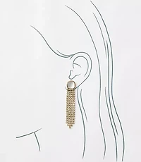 Mother Of Pearl Linear Earrings