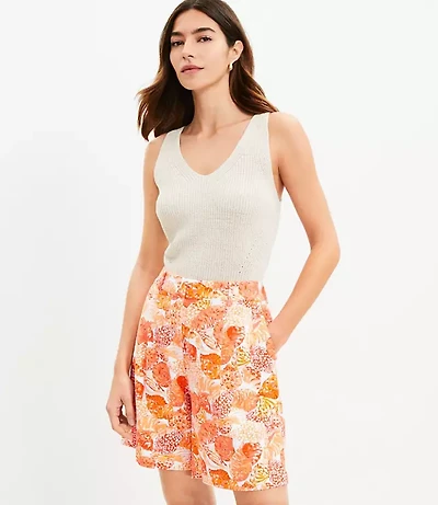 Peyton Shorts Seashell Linen Blend