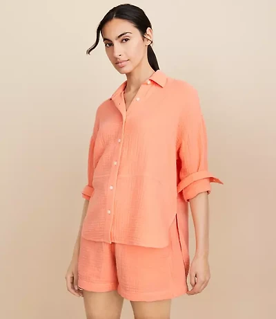 Lou & Grey Triple Cloth Tunic Shirt