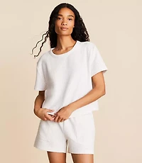 Lou & Grey Gingham Jacquard Tee