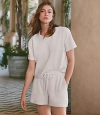 Lou & Grey Gingham Jacquard Tee