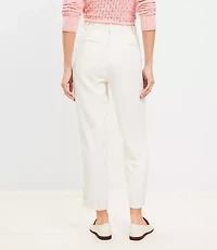 Petite Pleated Tapered Pants in Crepe
