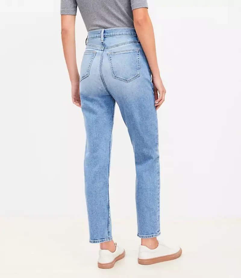 High Rise Slim Jeans in Mid Vintage Wash