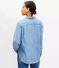 Chambray Everyday Relaxed Pocket Shirt