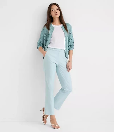 Petite Riviera Slim Pants Linen Blend
