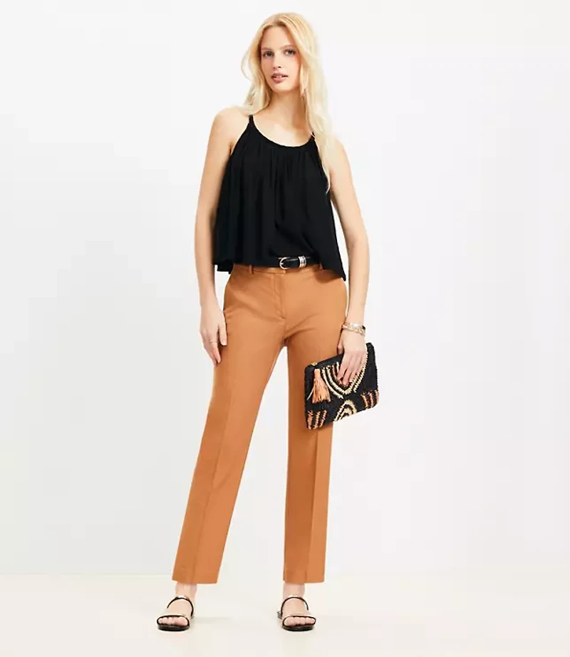 Petite Riviera Slim Pants Linen Blend