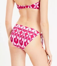 LOFT Beach Island Ikat Side Tie Bikini Bottom