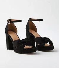 Knotted Platform Heels