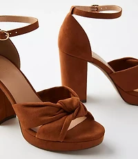 Knotted Platform Heels