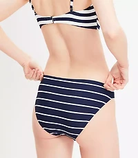 LOFT Beach Striped Classic Bikini Bottom