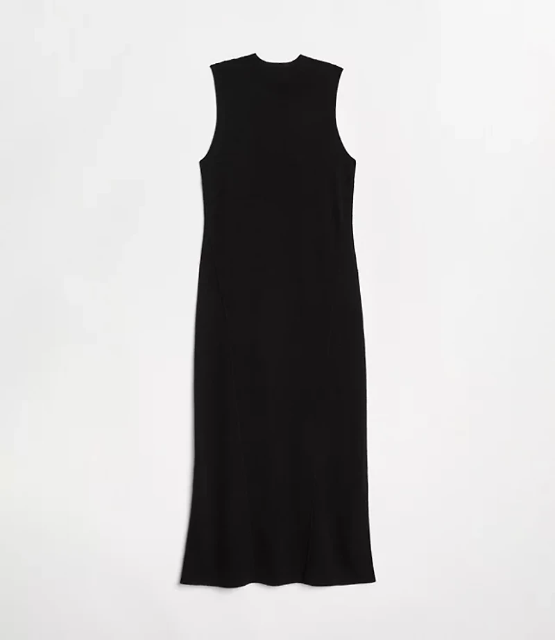 LOFT Versa Sleeveless Mock Neck Midi Sweater Dress