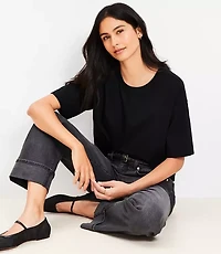 Petite Jersey Modern Tee
