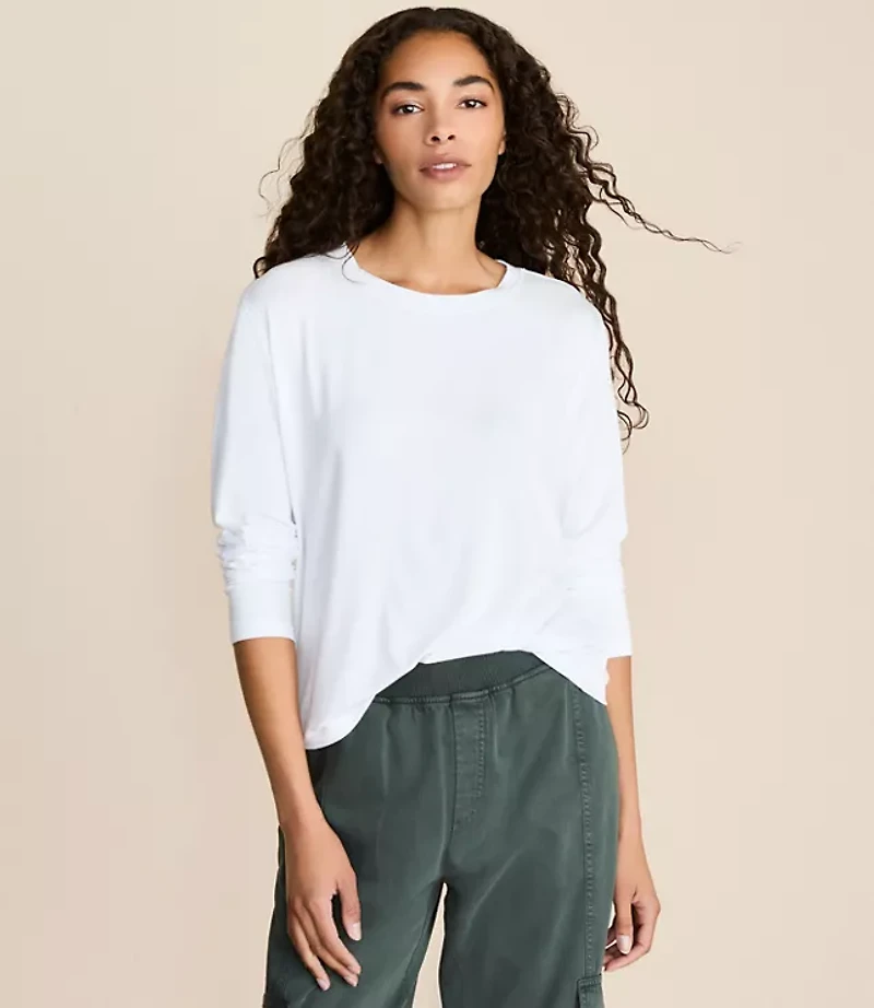 Lou & Grey Essential Modal Long Sleeve Tee