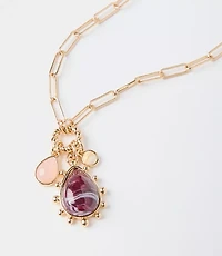 Textured Chain Link Necklace