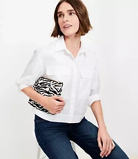 Poplin Modern Utility Shirt