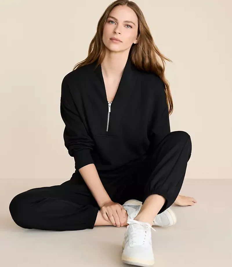 Lou & Grey Scubasoft Half Zip Sweatshirt