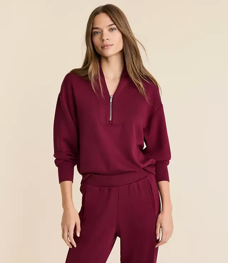 Lou & Grey Scubasoft Half Zip Sweatshirt