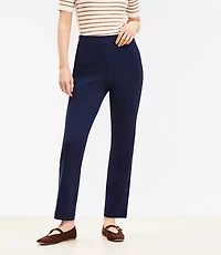 Petite Ponte Straight Pants