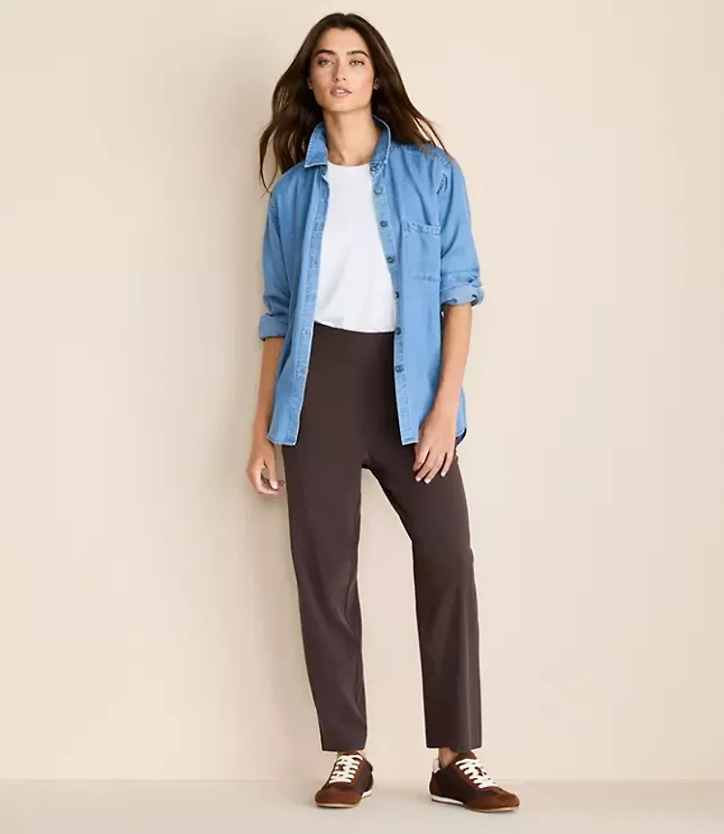 Lou & Grey Wanderweave Straight Leg Pants
