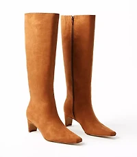 Tall Squared Pointy Toe Booties