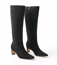 Tall Squared Pointy Toe Booties