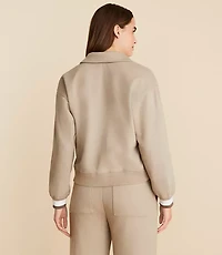 Lou & Grey Fleece Polo Top