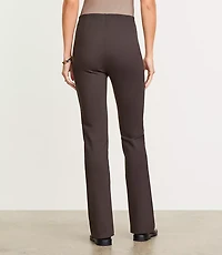 Petite LOFT Versa Ponte Deluxe Split Hem Slim Pants