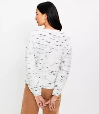 Spacedye Ribbed Boatneck Sweater