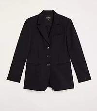 Petite LOFT Versa Ponte Deluxe Sculpted Blazer