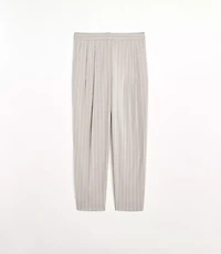 Petite LOFT Versa Seasonless Stretch Double Pleat Taper Pant Stripe