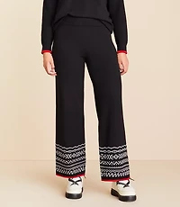 Lou & Grey Fair isle Wide Leg Pants