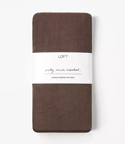Extra Opaque Control Top Tights