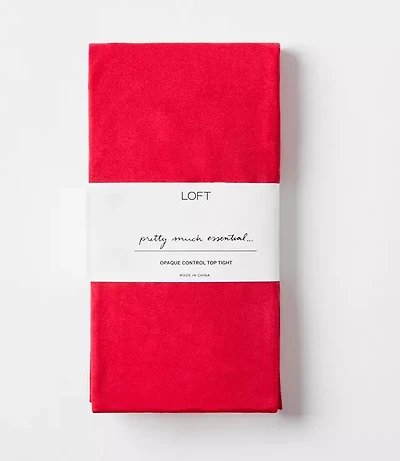 Extra Opaque Control Top Tights