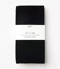 Ribbed Control Top Tights