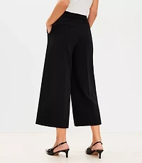 Wide Leg Culottes in Doubleface