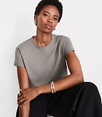 Petite LOFT Versa 360 Knit Relaxed Tee