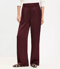 Peyton Trouser Pants in Satin