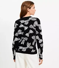 Bow Jacquard Sweater