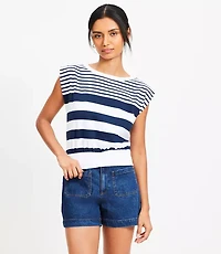 Banded Hem Muscle Top