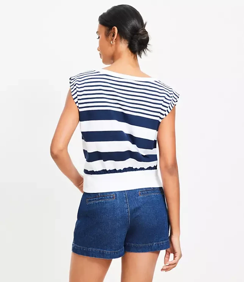 Banded Hem Muscle Top
