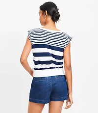 Banded Hem Muscle Top