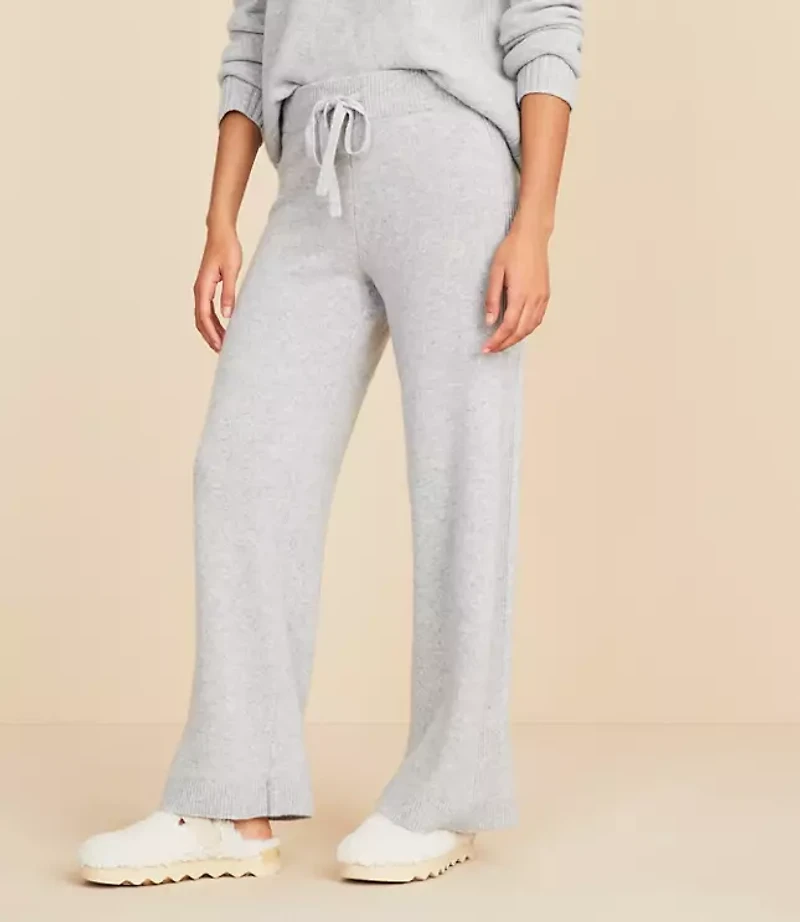Lou & Grey Cashmere Wide Leg Pants