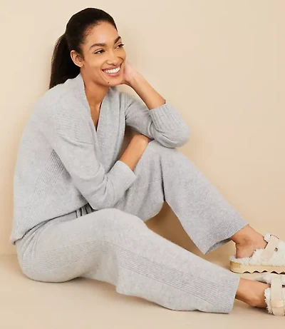 Lou & Grey Cashmere Wide Leg Pants