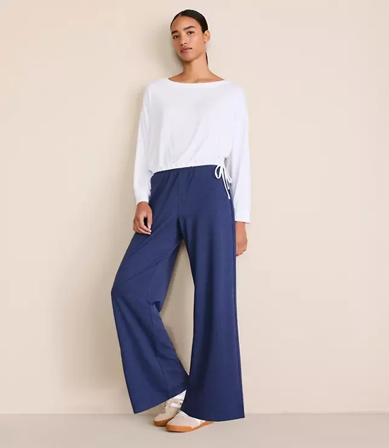 Lou & Grey Side Tie Essential Modal Tee